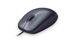 Logitech M90 USB Kablolu Mouse, PC, Mac, Dizüstü Bilgisayar ile Uyumlu, 1000 DPI Optik İzleme, Sağ ve Sol Elle Kullanıma Uygun, Siyah