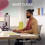 Logitech Mac için MX Master 3S Performans Kablosuz Mouse, 8.000 DPI, Apple ve iPad için, Sessiz, Ergonomik, Ultra Hızlı Kaydırma, Çoklu Cihaz Özelliği, Bluetooth, Siyah