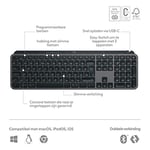 Logitech MX Keys S - Grafit, İngilizce QWERTY Düzeni