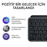 Logitech MX Keys S Kablosuz Klavye, Düşük Profil, Akıcı Hassas Sessiz Yazma, Programlanabilir Tuşlar, Arkadan Aydınlatma, Bluetooth, USB C Şarj Edilebilir, Siyah