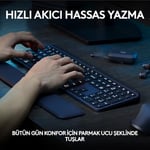 Logitech MX Keys S Kablosuz Klavye, Düşük Profil, Akıcı Hassas Sessiz Yazma, Programlanabilir Tuşlar, Arkadan Aydınlatma, Bluetooth, USB C Şarj Edilebilir, Siyah