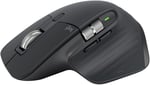 Logitech MX Master 3S Performans Kablosuz Mouse, 8.000 DPI, Sessiz, Ergonomik, Ultra Hızlı Kaydırma, Çoklu Cihaz Özelliği, Bluetooth, Logi Bolt USB Alıcı, Siyah