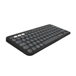 Logitech Pebble Keys 2 K380S 920-011859 Siyah TKL Q Kablosuz Klavye