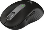 Logitech Signature M650 Kablosuz Mouse, Küçük ve Orta Boy Sağ El için, 4000 DPI, Sessiz, Bluetooth, Logi Bolt USB Alıcı, 24 Ay Pil Ömrü, Siyah - Seçenekler: Büyük Boy Sağ El, Küçük ve Orta Boy Sağ El