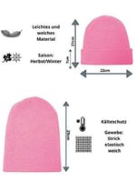 Long Beanie Unisex Kış Beresi Örgü Bere