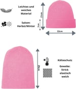 Long Beanie Unisex Kış Beresi Örgü Bere
