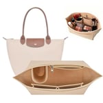 Longchamp çanta düzenleyici, Longchamp Pliage M için düzenleyici, Longchamp M için çanta düzenleyici, Longchamp için cüzdan düzenleyici, çok cepli keçe çanta düzenleyici, el çantası d - Bedenler: M, L