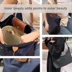 Longchamp çanta düzenleyici, Longchamp Pliage M için düzenleyici, Longchamp M için çanta düzenleyici, Longchamp için cüzdan düzenleyici, çok cepli keçe çanta düzenleyici, el çantası d - Bedenler: M, L