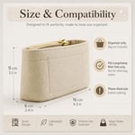 Longchamp için Mini Çanta Düzenleyici Küçük Bez Çanta - Şık Bir Çanta için Nihai Mini Çanta Saklama ve Son İşlem İç Çanta Astarı Düzenleyici Küçük Boy Fit