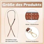 Longchamp kadın çantaları için ayarlanabilir deri omuz askısı Longchamp Mini Bag Straps ve çanta kemeri uzatması - Genişlik: 1,2 cm