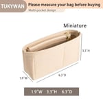 Longchamp Mini Çanta için Çanta Düzenleyici, Çanta Düzenleyici Ekleme Fit Ürkek Çanta Saklama ve Bitirme İç Çanta Astar Çanta Ekleme Düzenleyici Mini Le Pliage için Uygun