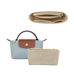 Longchamp Mini Çanta için Çanta Düzenleyici, Çanta Düzenleyici Ekleme Fit Ürkek Çanta Saklama ve Bitirme İç Çanta Astar Çanta Ekleme Düzenleyici Mini Le Pliage için Uygun
