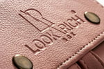 Look Rich El Yapımı Deri 4'lü Gözlük Taşıma Ve Saklama Çantası- Pudra