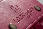 Look Rich El Yapımı Deri 4'lü Gözlük Taşıma Ve Saklama Çantası- Pembe