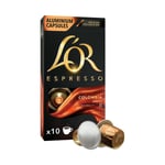 L'OR - Espresso Kahve - Colombia - Origins Collection - Yoğunluk 8 - Turunçgil Notaları - 1 Paket x 10 Alüminyum Kapsül