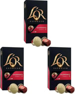 L'OR Splendente, Core Collection, Yoğunluk 7, Turunçgil ve Fındık Notaları Espresso Kapsülleri, 10 Adet, 1 Paket, 07 Splendente