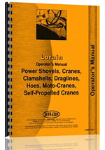 Lorain 37A Crawler Crane, Boom, Shovel Operators Manual
