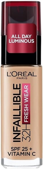 L'Oreal Paris Infaillible 32 Saat Fresh Wear C Vitaminli Fondöten - 125 Natural Beige