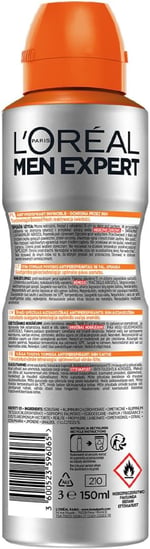L'Oreal Paris Men Expert Invincible Anti Perspirant Sprey Deodorant 150 ml