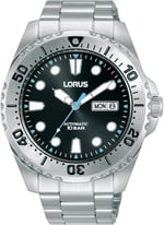 Lorus Erkek Analog Otomatik Saat, Paslanmaz Çelik Kayışlı RL471BX9, Gümüş., Ölçü Birimi, klasik