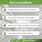 LostGolfBalls Titleist Pro V1 Golf Topu, AAAA Kalite Geri Dönüştürülmüş, 50'li Paket