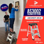 Louisville Ladder AS3002 6966014, 2 ft, siyah
