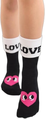 Love Kız Çocuk 2li Soket Çorap Takım - Seçenekler: 4-5Y, 6-7Y, 8-9Y, 10-11Y