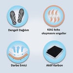 LT01 - Deri Tam Ortopedik | Ark Destekli, Koku Önleyici Ve Ter Emici Hakiki Deri Iç Tabanlık
