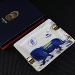 Lubinski Blue Lion Seramik Puro Küllüğü Beyaz/Gold 2li Modern