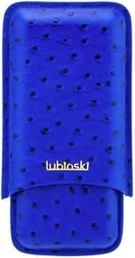 Lubinski Deri Puro Kılıfı Croco Mavi 3lü (60Ring)