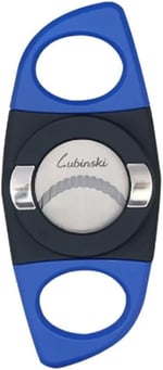 Lubinski Plastik Standlı Puro Kesici Siyah/Mavi 60 Ring