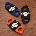 Lubinski Plastik Standlı Puro Kesici Siyah/Turuncu 60 Ring