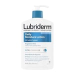 Lubriderm Günlük Nem Nemlendirici Kokusuz Vücut Losyonu Pro-Vitamin B5 ile Sağlıklı Görünümlü Ciltler için Normal-Kuru Ciltler için, Yağsız ve Kokusuz Losyon, 16 ml
