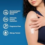 Lubriderm Günlük Nem Nemlendirici Kokusuz Vücut Losyonu Pro-Vitamin B5 ile Sağlıklı Görünümlü Ciltler için Normal-Kuru Ciltler için, Yağsız ve Kokusuz Losyon, 16 ml