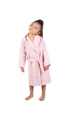 Luckka Pike Çocuk Bornoz Waffle Kumaş - ZTWAF00 2-4 Yaş Pembe