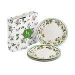 Lucky Art Blassom Bone 4’lü Servis Tabağı Seti 26 Cm