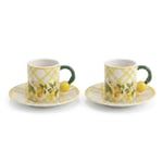 Lucky Art Citron Bone 2'lü Kahve Fincanı Seti 90 Ml