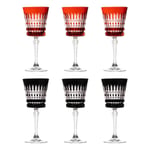 Lucky Art Duology Colour 6'lı Kadeh Seti 300 Ml