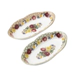Lucky Art Laverna Bone 20 Cm 2'li Oval Tabak Seti