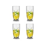 Lucky Art Limora Akrilik 715 Ml 4’lü Büyük Boy Bardak Seti