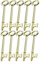 Lucky Line İskelet Anahtarı, 10'lu Paket Düz Uç