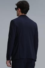 Lufian Erkek Asel Spor Slim Fit Blazer Ceket 111140167 Lacivert