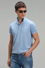 Lufian Erkek Vernon Spor Polo Yaka T-Shirt 111040121 Mavi