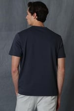 Lufian Sıfır Yaka Antrasit Erkek T-Shirt 111020169