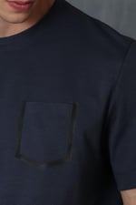 Lufian Sıfır Yaka Antrasit Erkek T-Shirt 111020169