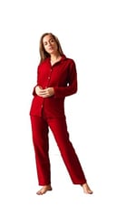 Lukitus Kadın Gömlek Yaka Polar Pijama Takımı