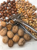 Lüks Ceviz Kıracağı, Sağlam Paslanmaz Çelik Krom Renk Metal Ceviz Ve Fındık Kıracağı (Kaplamalı)