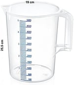 Lüks Plastik Ölçü Kabı 5 Litre