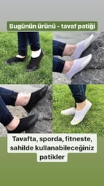 Lüks Pratik Siyah Hac Umre Tavaf Patiği