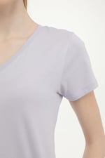 Lumberjack Ct130 Basic V Neck T-Sh Kadın T-Shirt